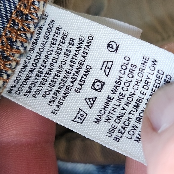 Free People Payton Hi Rise Skinny Light Denim Jeans Size 26 - Picture 5 of 13